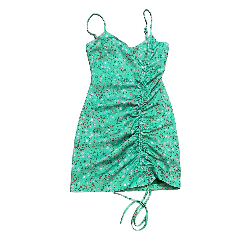 Lovers + Friends Green Floral Mini Dress